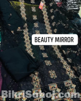Organza Barish 4 piece ( Unstitched )